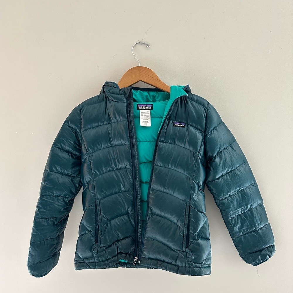 Teal Patagonia Girls Jacket